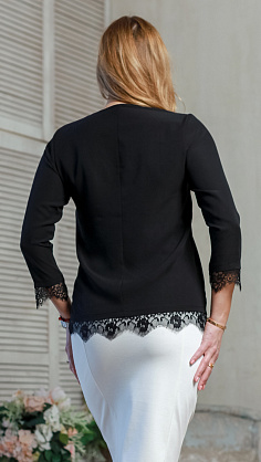Блуза "Омега" 5ВП89351-3-черн черный