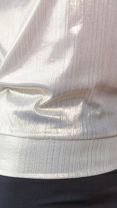 Блуза "Асса" 5ВП456-л-злб белый/золото