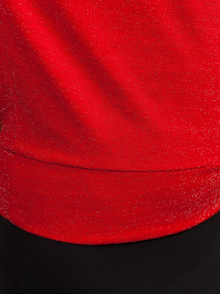 Блуза "Асса" 5ВП456-л-кр люрекс/красный