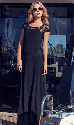 Платье "Элегия" 619231-макси черный