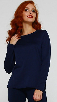 Блуза "Виола" 5034-4 т.синий