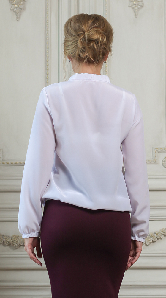 Блуза "Заря" 5ВП8319-4-кошибо белый