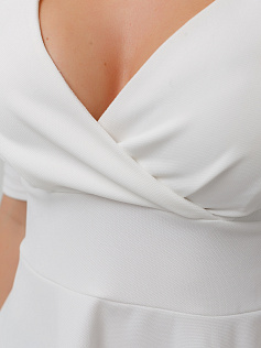 Блуза "Ассоль" 5ВП8371-2-лбел лакоста/белый