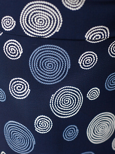 Платье "Исида" 6ВП2145-2-ас-сер/син т.син/спираль-сер/син